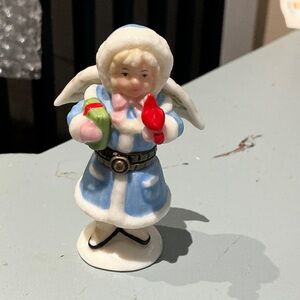 PHB Collection Angel Trinket Box in Blue and White